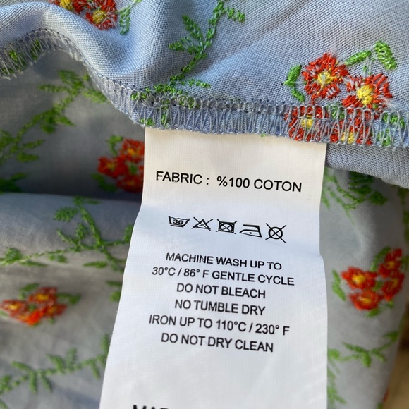 Anthropologie Faraway Embroidered floral Cape new with tag - Picture 8 of 9